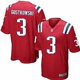Nike Men & Women & Youth Patriots #3 Stephen Gostkowski Red Team Color Game Jersey,baseball caps,new era cap wholesale,wholesale hats